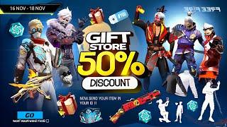 Gift Store 50 Off | M1887 Skin Event | Free Fire New Event | Ff New Event | New Event Free Fire