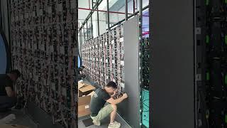 Indoor LED Screen LED Module HUB Connect #ledpanelrepair #led  #screen #leddisplay#creative