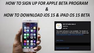 How to Download iOS 15 Beta and iPad OS 15 Beta