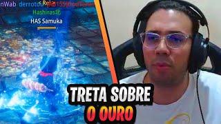 SAMUKA FALA SOBRE A TRETA DO OURO  | CORTES MIR4