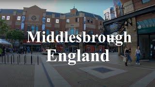 Walking tour in Middlesbrough, England(UK) 4K