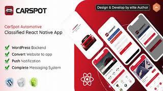 CarSpot – Dealership Classified React Native App | Codecanyon Scripts and Snippets