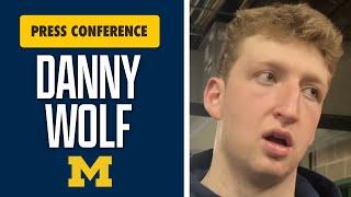 Danny Wolf On Michigan Basketball Loss To Michigan State, Clean Slate Heading Into Postseason