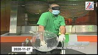 Sorteo de la tarde 27 de Noviembre del 2020 (Lotería Nacional Dominicana, Gana Más, Nacional Tarde)