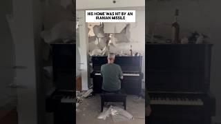 Home Ruined By Iran Attack But They Play Piano. #israel Vid by: Miri Michaeli