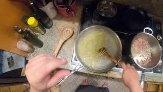 Late night Carbonara and Whiskey Sour