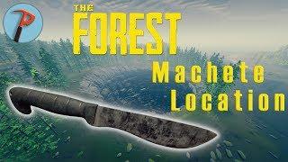 How to find the Machete in the Forest  (+fastest way into the sinkhole)