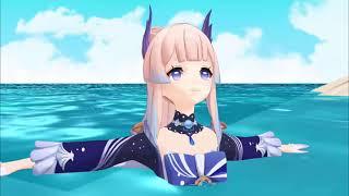 [MMD vore animation] A not so relaxing day off