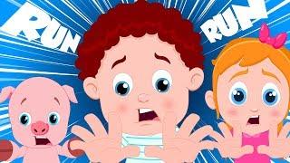 Run Schoolies Run | Kindergarten Nursery Rhymes For Children | Schoolies Cartoon Videos