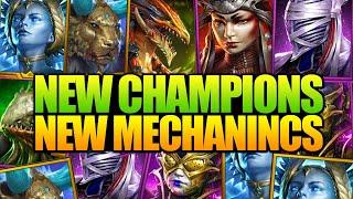 ALL THE FUSION EPIC CHAMPIONS REVEALED + EXTRA CHAMPIONS! NEW PATCH RAID SHADOW LEGENDS TEST SERVER