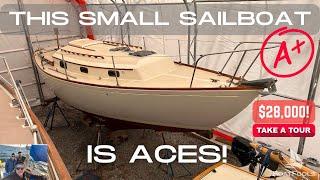 This Small SAILBOAT is ACES! A Sea Sprite 28 PROFESSIONALLY REFIT and ready to go at $28k! [SOLD!]