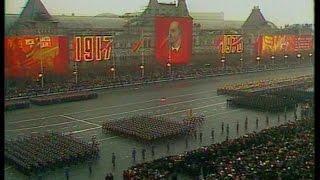 HD Soviet October Revolution Parade, 1976 Part I Парад 7 Ноября