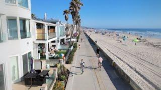 Pacific Beach Bike Ride video with DJI mini 4 Pro