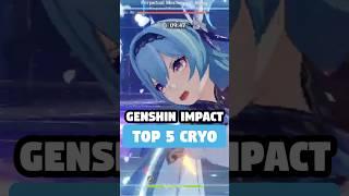 TOP 5 CRYO CHARACTERS IN 5.0 GENSHIN IMPACT