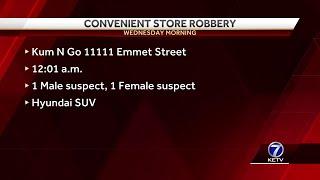 Police investigate armed robbery at Kum & Go in northwest Omaha