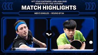 Liam Pitchford vs Feng Yi-Hsin | MS R64 | #WTTLjubljana 2025