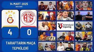 Galatasaray Taraftarları Antalyaspor maçında çıldırdı!