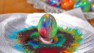 How to Originally and very quickly paint eggs for Easter 2022 in Napkins