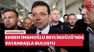 İmamoğlu semt pazarında yurttaşlarla buluştu; net mesajlar verdi: "Adam kazanamadı"