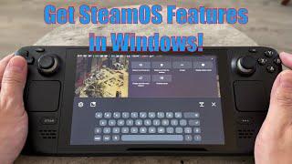 Steam Deck Controller working in Windows with Handheld Companion