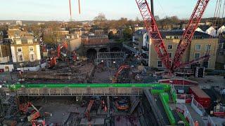 St Pancras International Station - bridge replacement December 2024