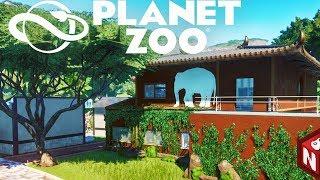 Planet Zoo - Многоэтажный домик персонала! #9