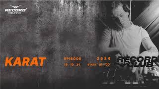 Tech House music mix |  DJ KARAT  | Radio RECORD  | episode 2689| 2024-16-10