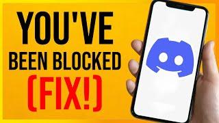 Sorry You Have Been Blocked DISCORD FIX (2024)