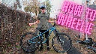 How To Wheelie A Mountain Bike! (Easy Way)