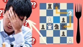 When Chess GRANDMASTERS Blunder FORKS…..