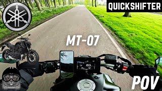 YAMAHA MT-07 QUICKSHIFTER 2024 | POV