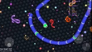 Играем вместе в Slither.io "Агрессивная игра. Кто не рискует --- тот не рискует..."