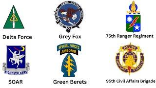 Every Special Operations Forces in U.S Army explained