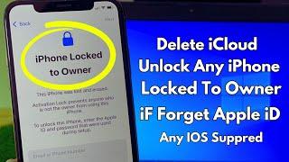 How To Remove iPhone Locked To Owner Without Apple iD Or Passcode ! Remove iCloud Activation ! 2024