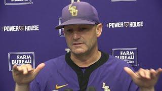 LSU Jay Johnson WIN over Alabama postgame