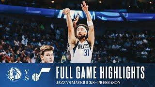 Dallas Mavericks Highlights vs. Utah Jazz | October 10, 2024