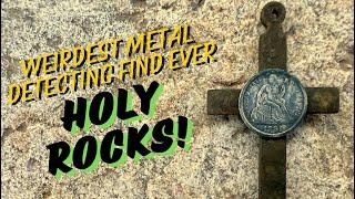 Weirdest Metal Detecting Find Ever - Holy Rocks!