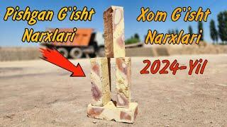 2024 Pishgan Xom G'isht Yangi Narxlari |  93-918-22-22 | Katta G'isht Zavotdan