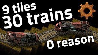 How To Pack Factorio's SHORTEST WORLD with Trains!