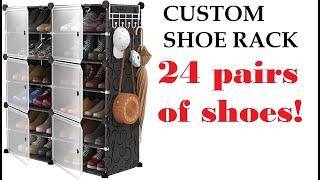 Shoe Rack Organizer 2 in 1 Storage Cabinet PORTABLE and LIGHTWEIGHT Unboxing & Review