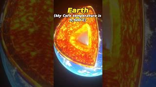 Earth core Vs Sun core #shorts #space #sun #edits #universe