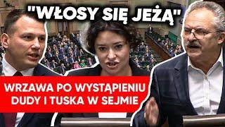 "Jesteście nierobami zwykłymi!". Rok rządu koalicji pod ostrzałem Żukowskiej, Jakubiaka i Mentzena