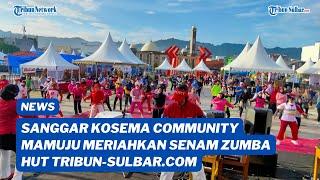 Sanggar Kosema Community Mamuju Meriahkan Senam Zumba HUT Tribun-Sulbar.com