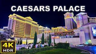 (4K HDR) Caesars Palace Las Vegas Walkthrough and Room Tour - 2023