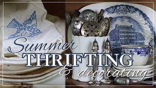 GOODWILL THRIFT WITH ME & SUMMER DECORATING | Thrifting, Home Decor, Thrift Haul
