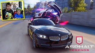 ПРОКАЧАЛИ БМВ в ASPHALT 9! Валим боком по стене, крушим соперников и взлетаем на трамплине!