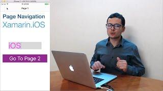 Xamarin.iOS: Page Navigation
