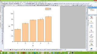How to add error bars in Origin