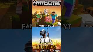 PUBG VS MINECRAFT #part2  #shorts #editing