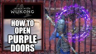 Black Myth Wukong - How to Open Purple Magic Doors in Pagoda Realm - Chapter 3